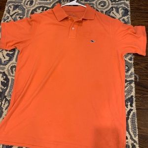 Orange Men’s vineyard vines polo size medium